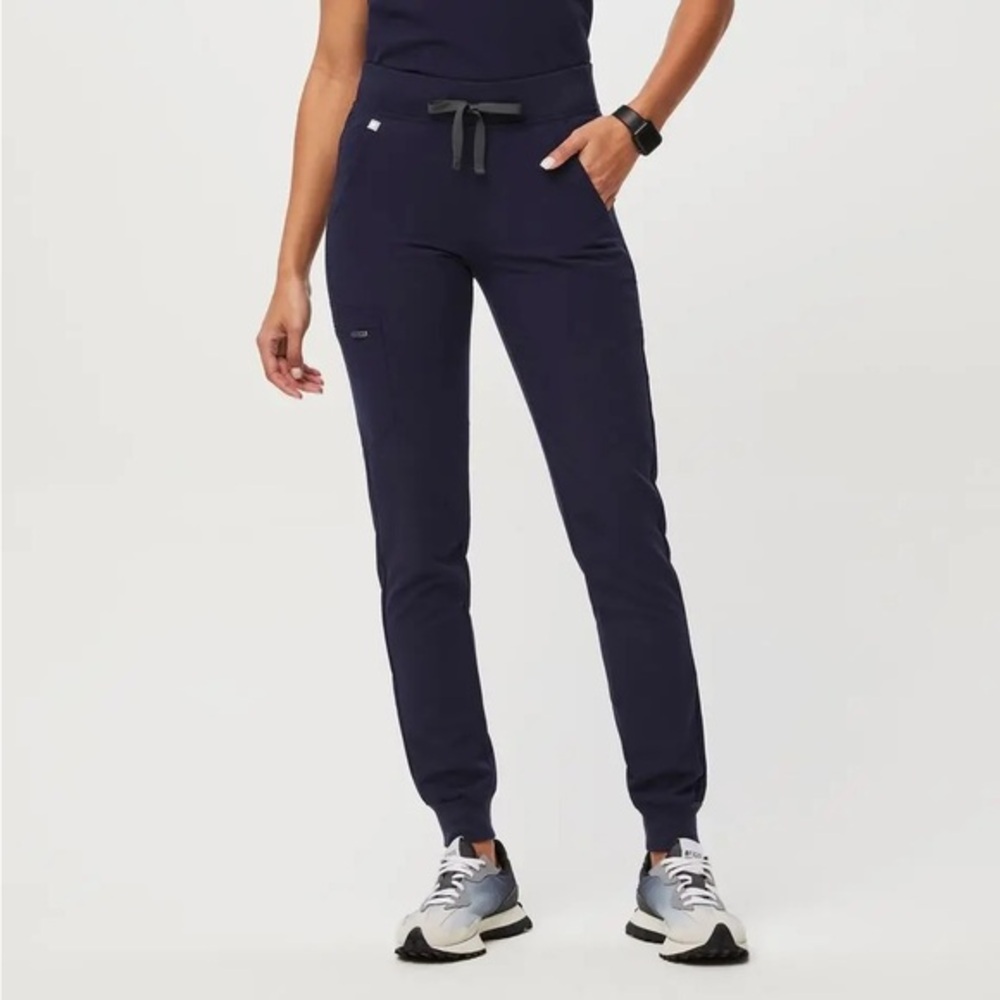 Figs Zamora Jogger Scrub Pants Navy Blue Size XL